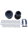uP Series, 37 Pin Plug Kit (Circular Black) - B