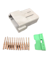 12-Way Plug Connector Kit (Grey) - DT