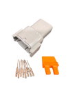 8-Way Plug Connector Kit (Grey) - DTM