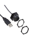 HE Display USB Panel Socket & Plug with Cable
