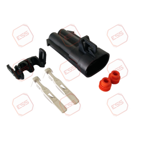 Vector Battery Charger (Black) Receptacle Kit (Charger-side)