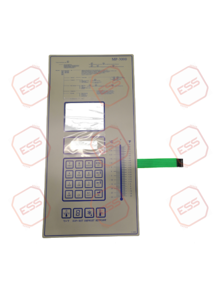 MP3000 Keypad Overlay