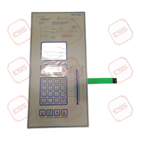 MP3000 Keypad Overlay
