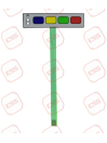 DataCold 500 Keypad Overlay