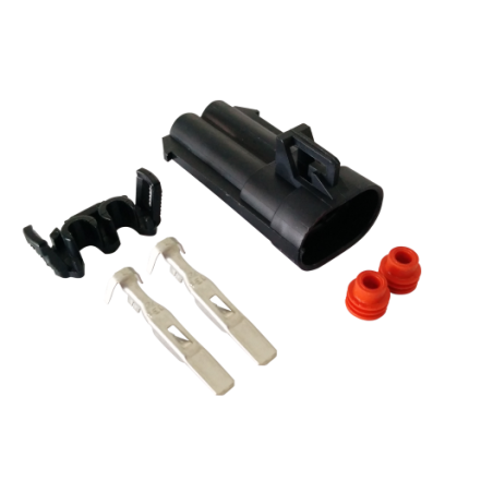Vector Battery Charger (Black) Receptacle Kit (Charger-side)