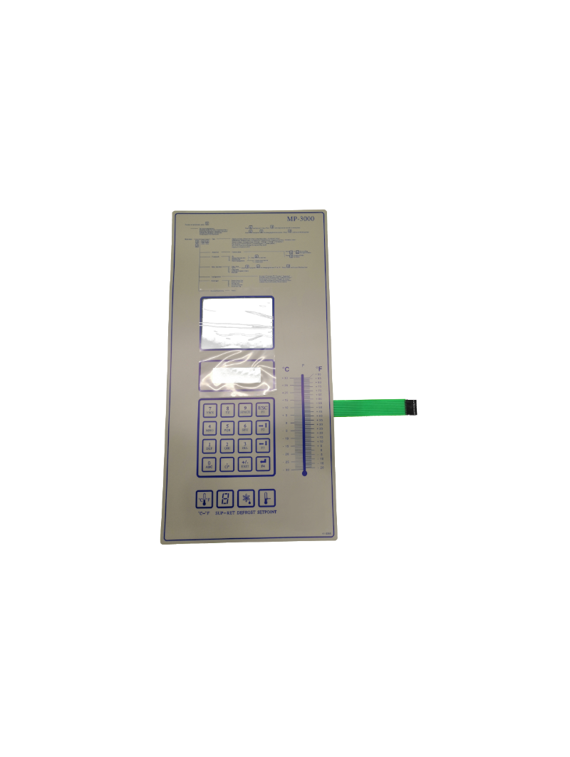 MP3000 Keypad Overlay