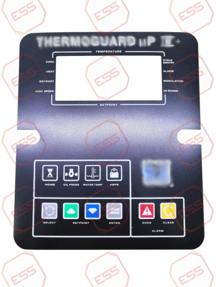 Thermoguard uP-IV+ Controller Overlay