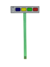 DataCold 500 Keypad Overlay