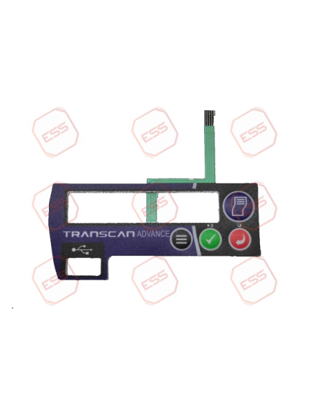 Transcan Advance Keypad Overlay