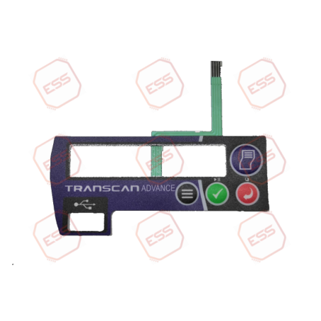 Transcan Advance Keypad Overlay