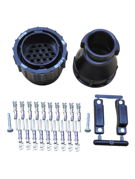 uP Series, 19 Pin Plug Kit (Circular Black)