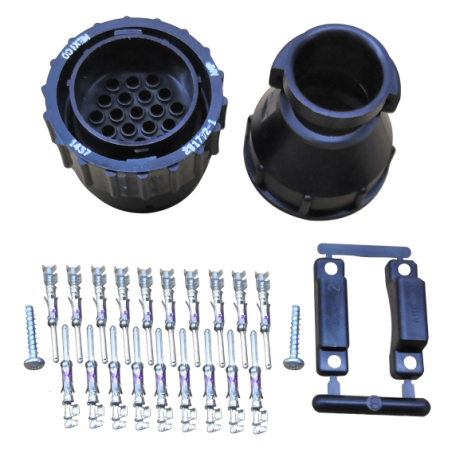 uP Series, 19 Pin Plug Kit (Circular Black)