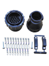 uP Series, 19 Pin Plug Kit (Circular Black)
