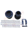 uP Series, 37 Pin Plug Kit (Circular Black) - B