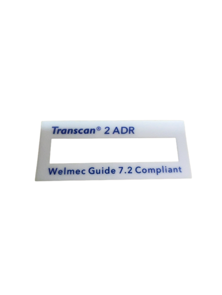 Transcan-2 ADR Display Label Overlay (White)