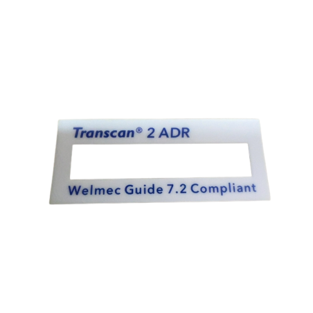 Transcan-2 ADR Display Label Overlay (White)