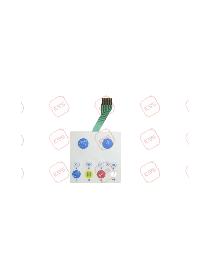 Transcan-2 ADR / DL-Pro Keypad Overlay (White)