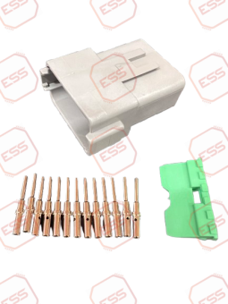 12-Way Plug Connector Kit (Grey) - DT
