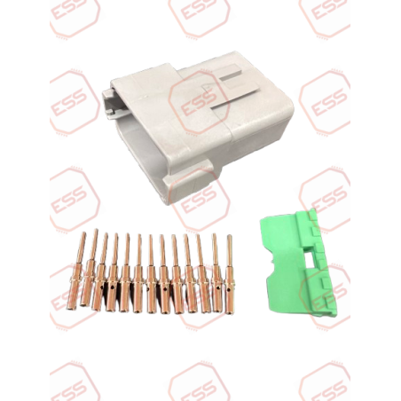 12-Way Plug Connector Kit (Grey) - DT