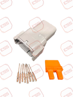8-Way Plug Connector Kit (Grey) - DTM