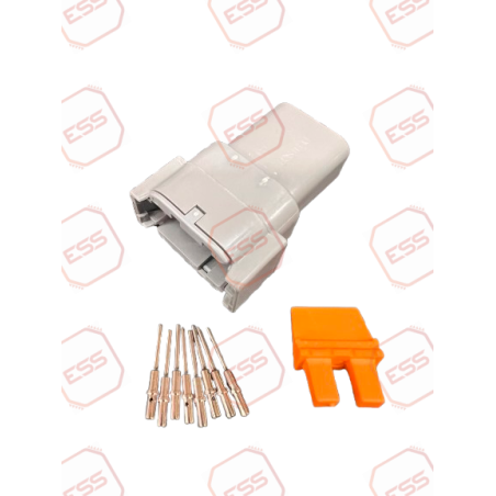 8-Way Plug Connector Kit (Grey) - DTM