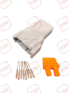 8-Way Plug Connector Kit (Grey) - DTM