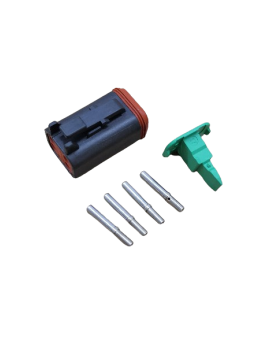 Xarios/Supra Evap. Fan 4-Pin Recep. Kit (Truck-side)