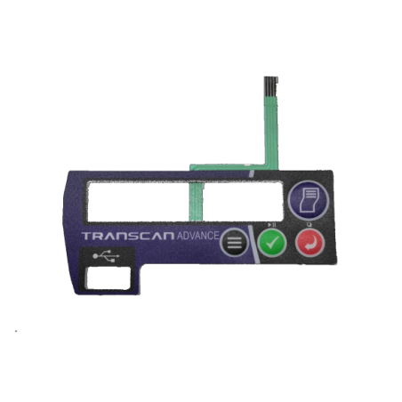 Transcan Advance Keypad Overlay