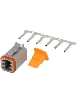 Supra Generator 6-Pin Receptacle Kit (Generator-side) - DT